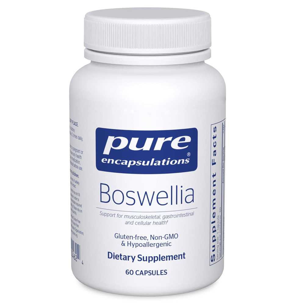 Pure Encapsulations Boswellia 60 capsule bottle