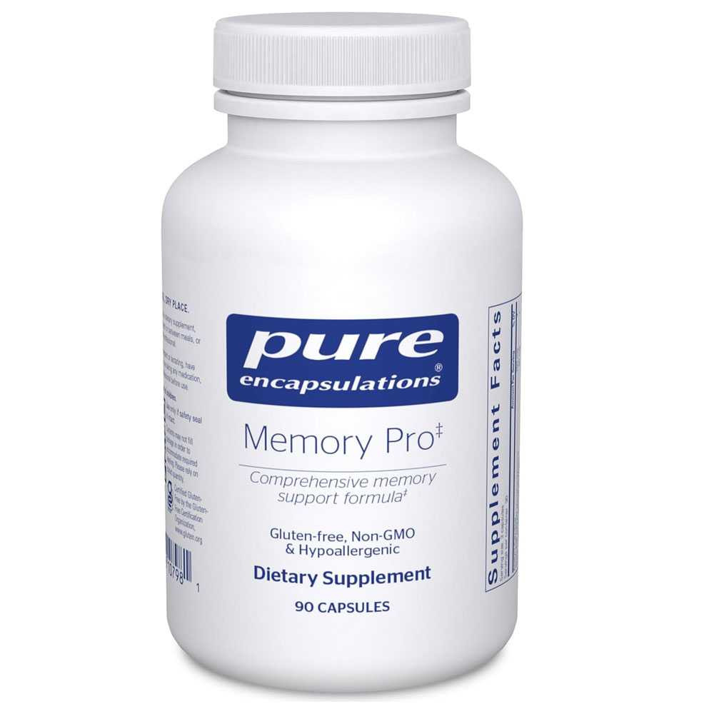 Pure Encapsulations Memory Pro 90 capsule bottle