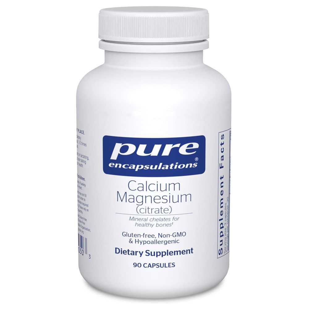 Pure Encapsulations Calcium Magnesium (Citrate) PURE-CGC BeautifiedYou.com