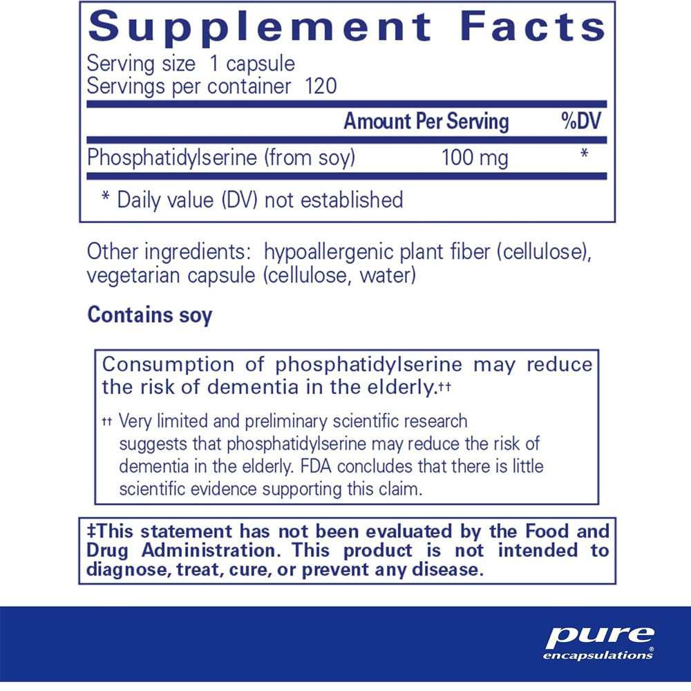 Pure Encapsulations PS 100 PURE-PS100 BeautifiedYou.com