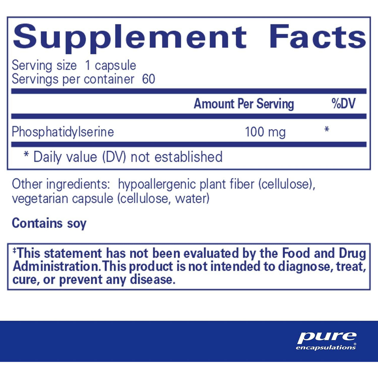 Pure Encapsulations PS 100