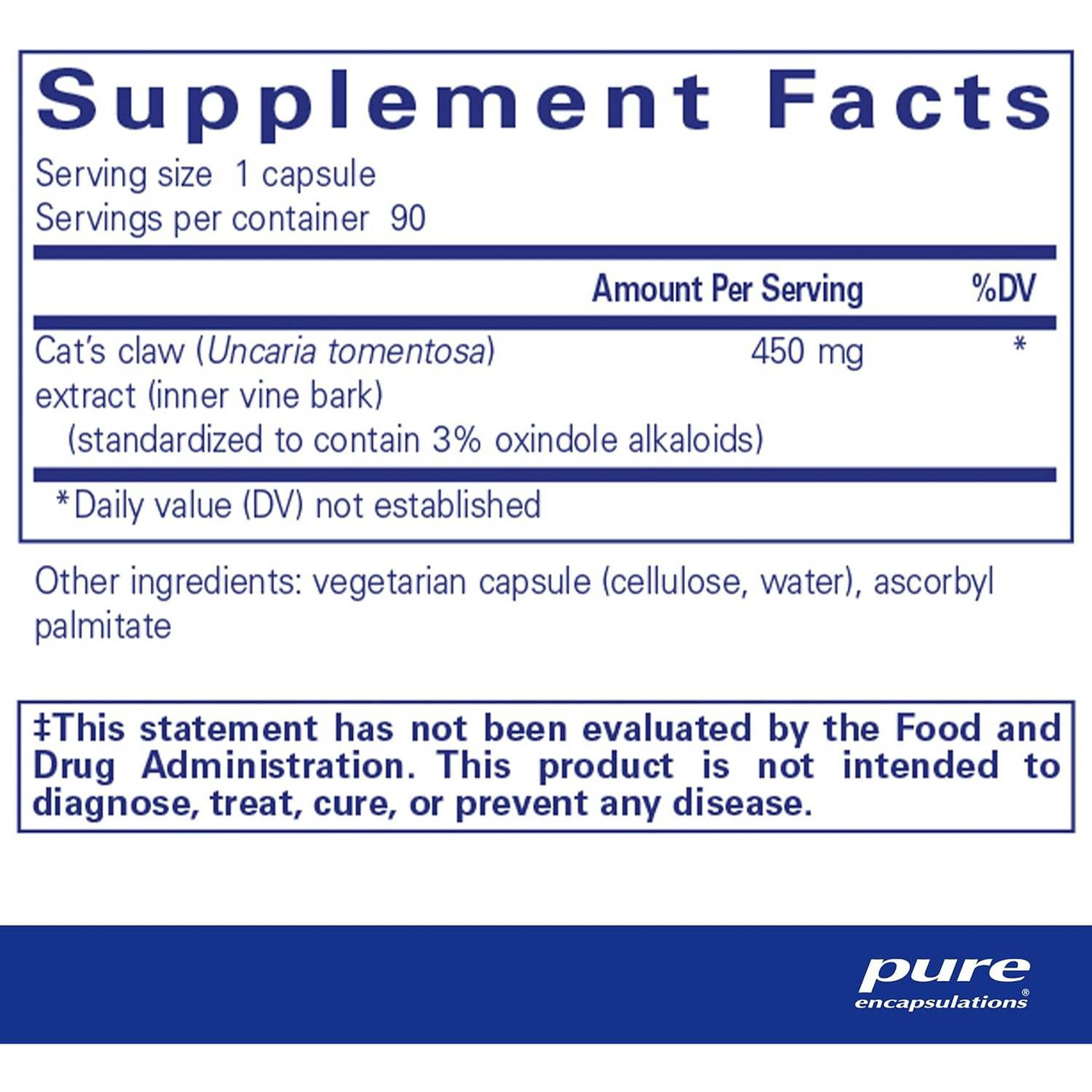 Pure Encapsulations Cat's Claw