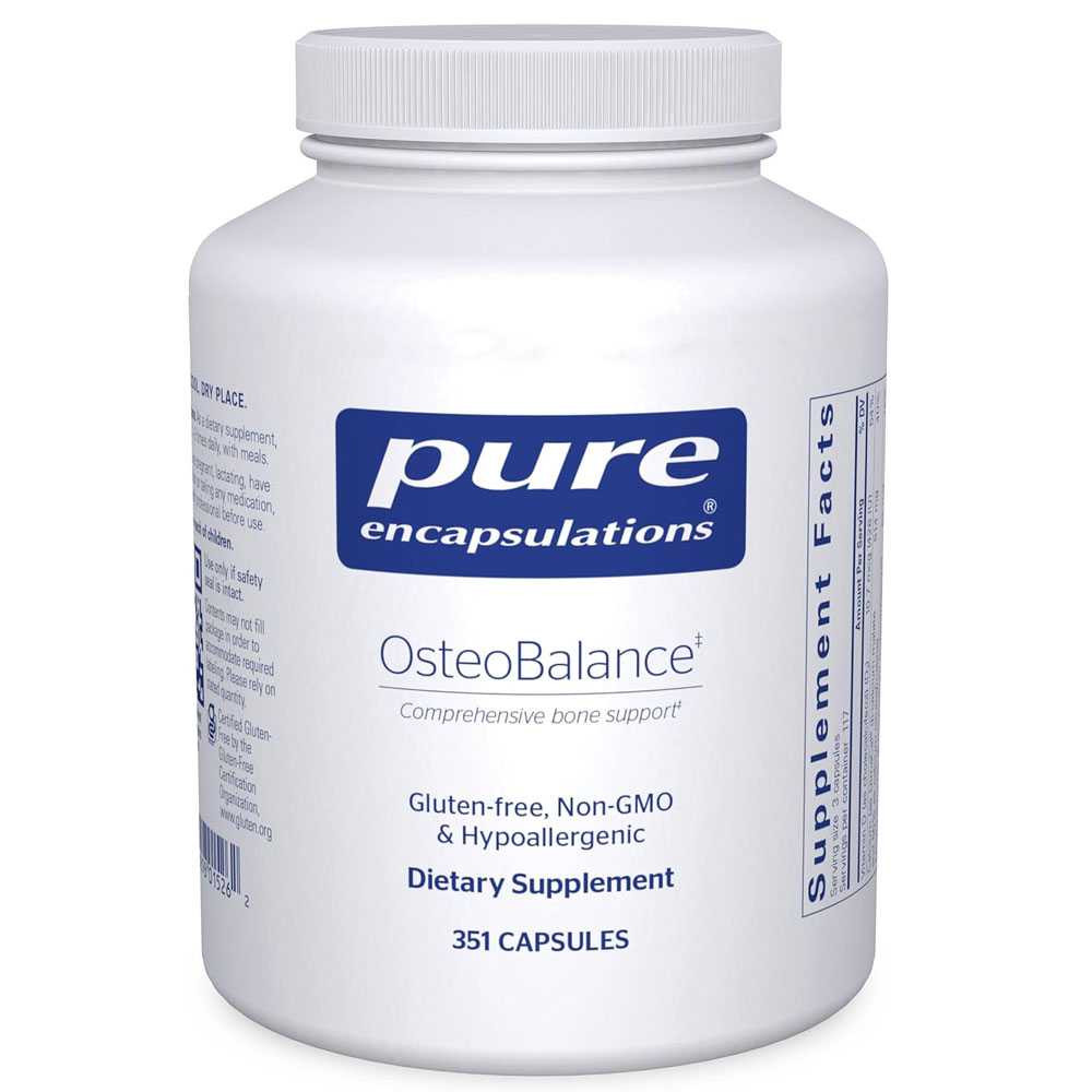 Pure Encapsulations OsteoBalance 350 capsules bottle