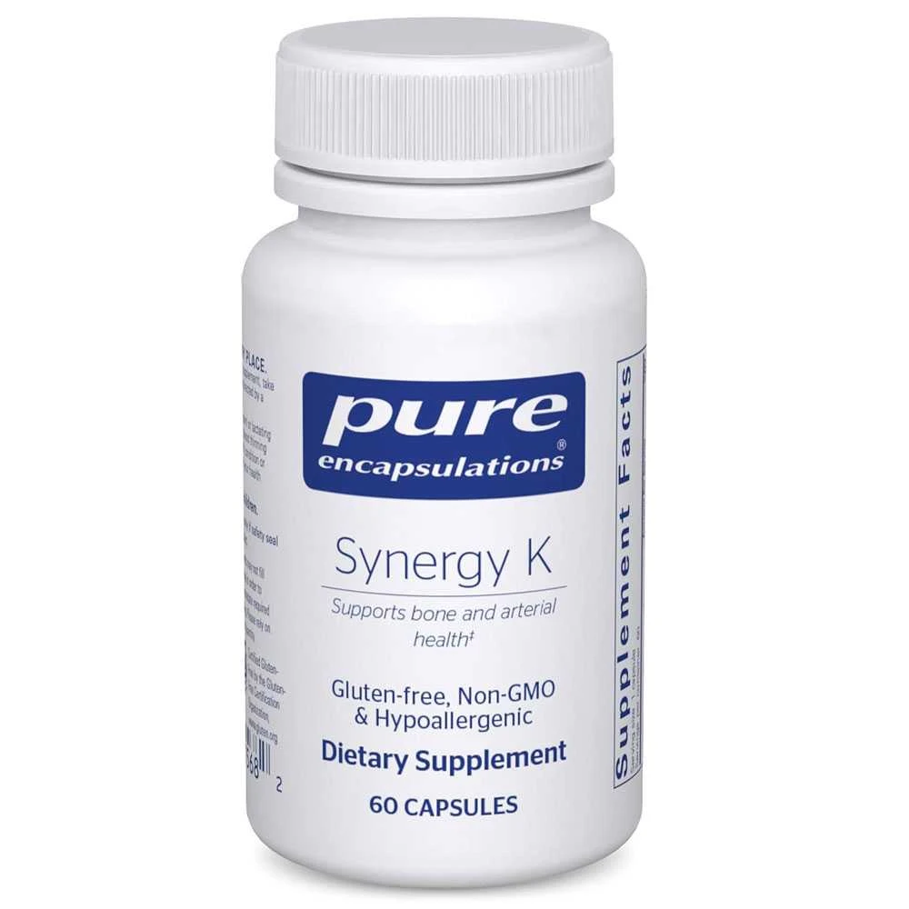 Pure Encapsulations Synergy K 60 capsule bottle
