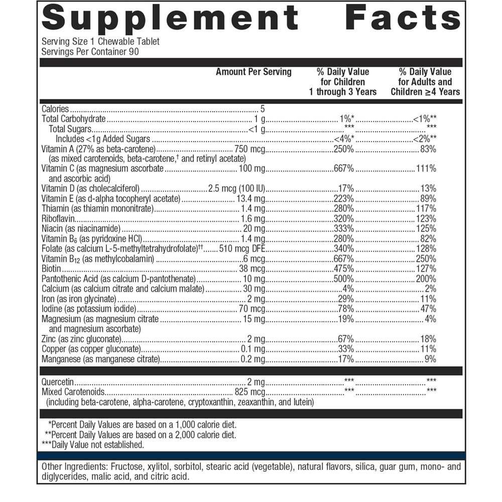 Metagenics Multigenics Chewable, Outrageous Orange Flavor - 90 Chewable Tablets MTGN23698 BeautifiedYou.com