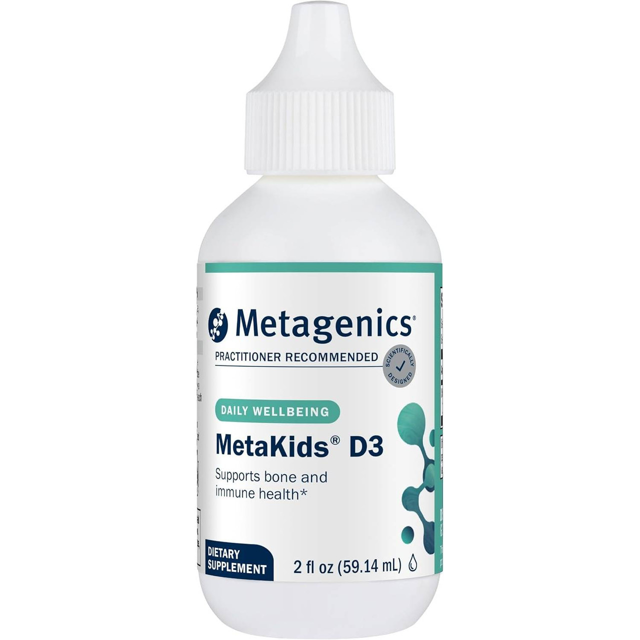 Metagenics MetaKids D3 Liquid - 2 Ounces MTGN47857 31.99