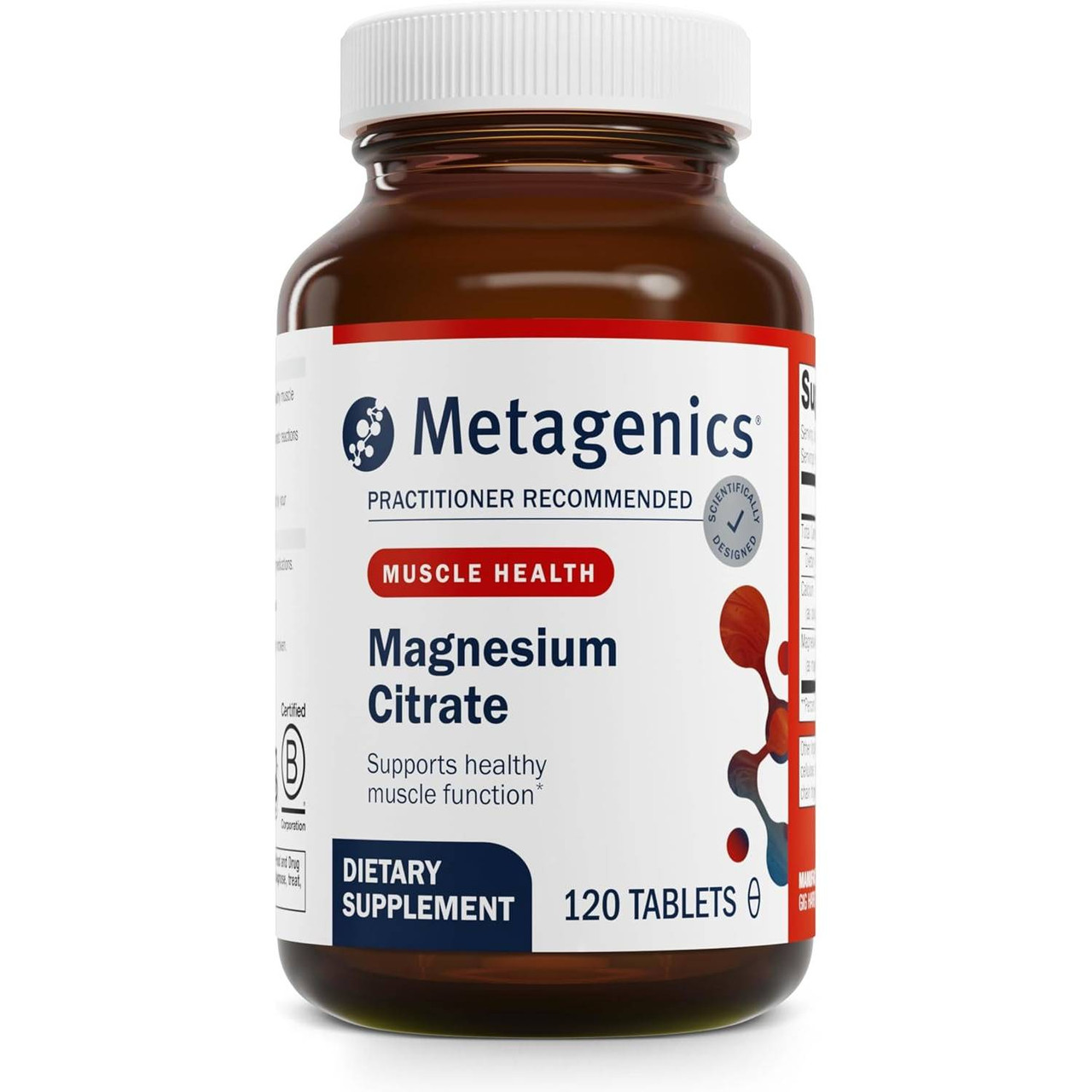 Metagenics Magnesium Citrate - 120 Tablets MTGN23001 25.99