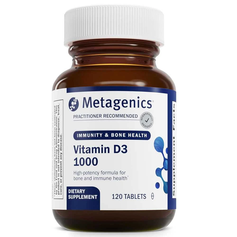 Metagenics Vitamin D3 1000 IU 120 tablet bottle