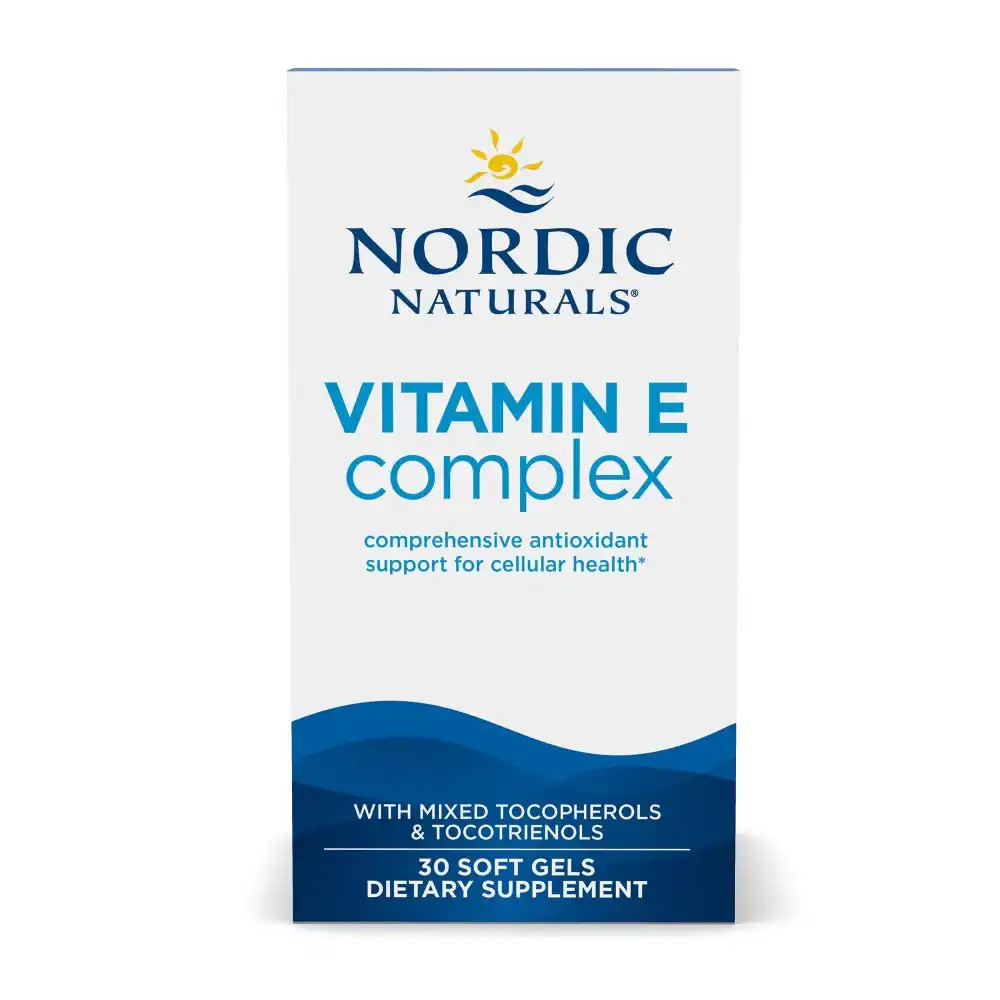 Nordic Naturals Vitamin E Complex 30 soft gel box