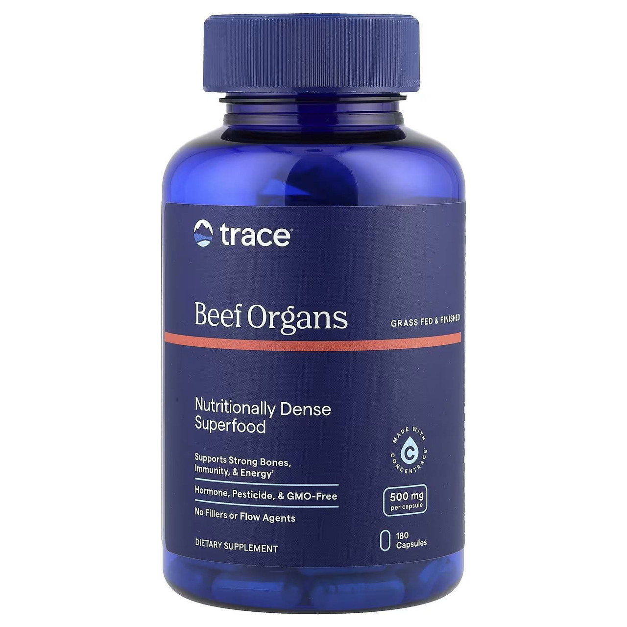 Trace Minerals TMAncestral Beef Organs - 180 Capsules TRMS07460 48.99