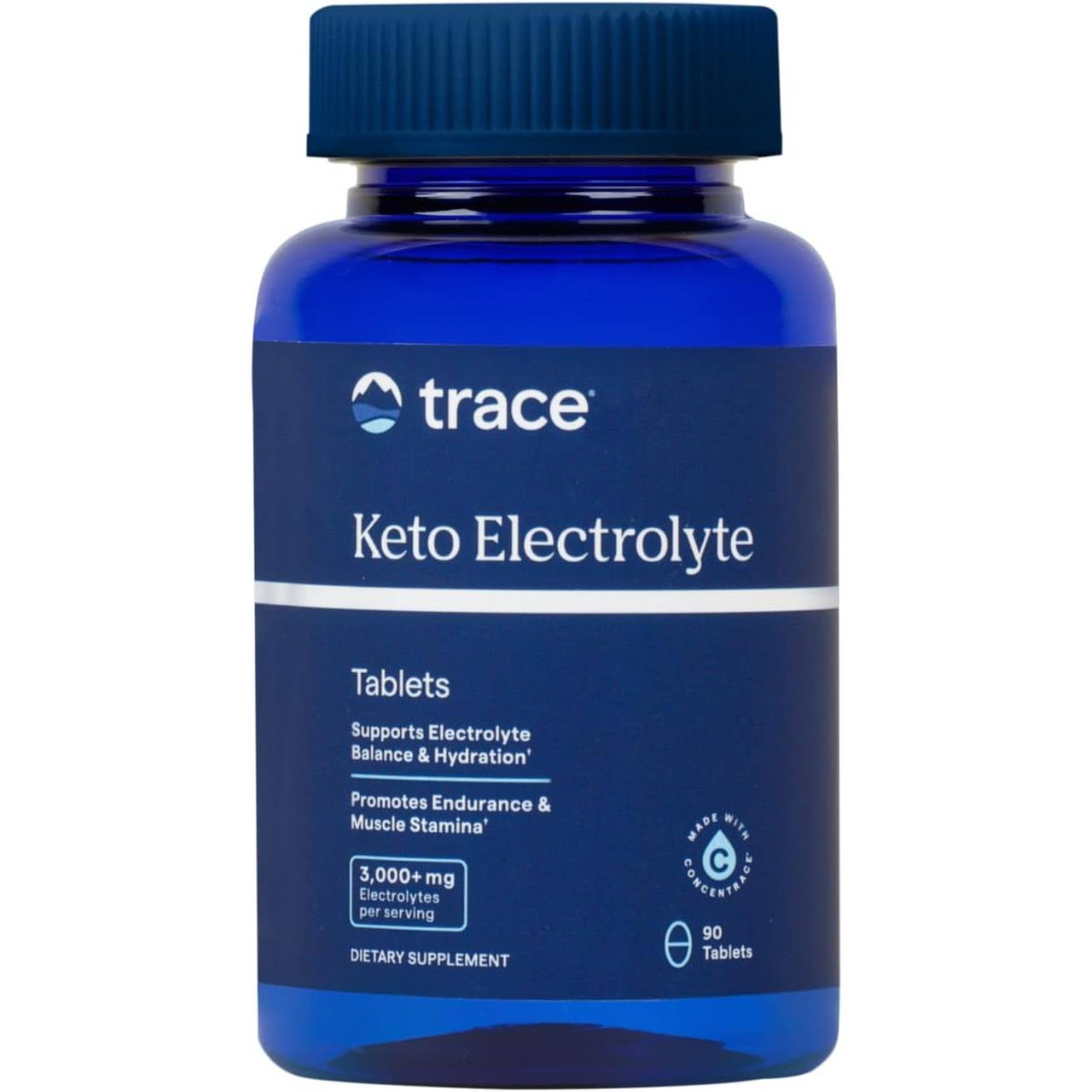 Trace Minerals Keto Electrolyte Tablets - 90 tablets TRMS04483 25.99