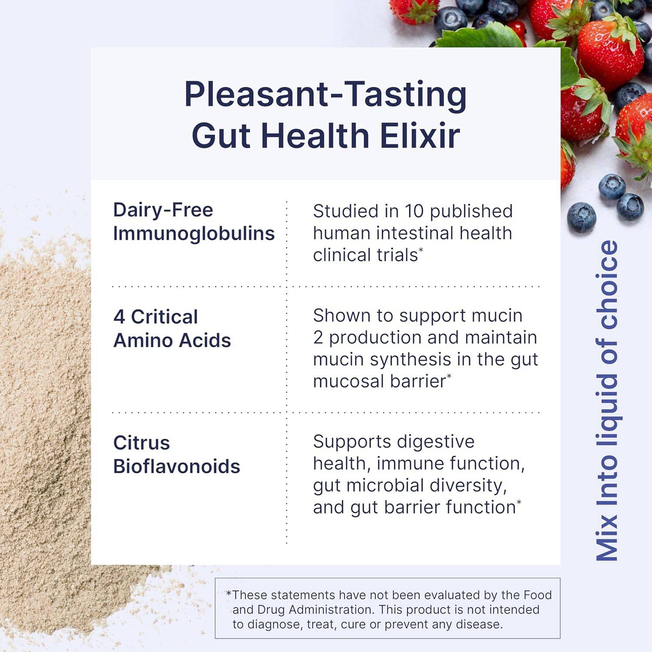 Microbiome Labs MegaMucosa Powder, Berry Acai Flavor  - 5.5 oz