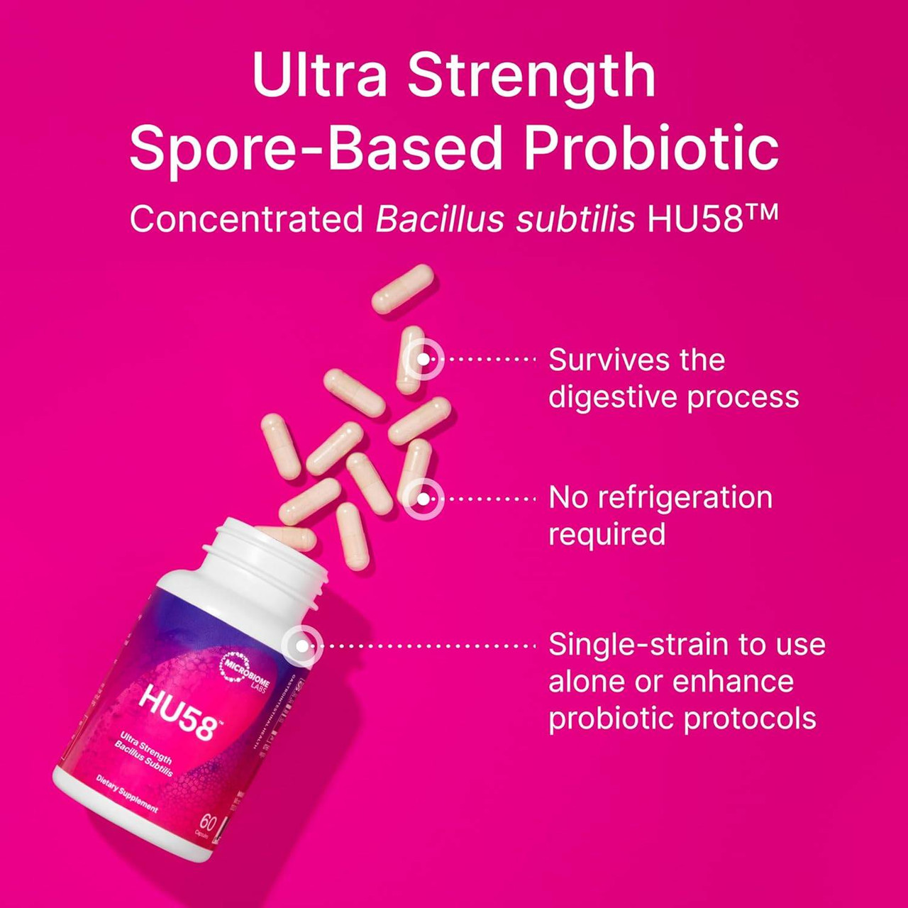 Microbiome Labs HU58 - 60 Capsules