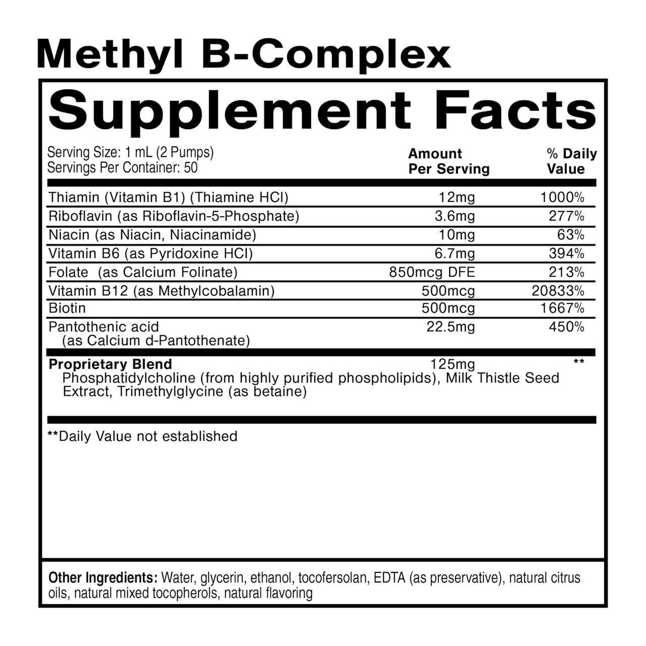 Quicksilver Scientific Liposomal Methyl B-Complex - 1.7 Ounces QKSC20804 BeautifiedYou.com