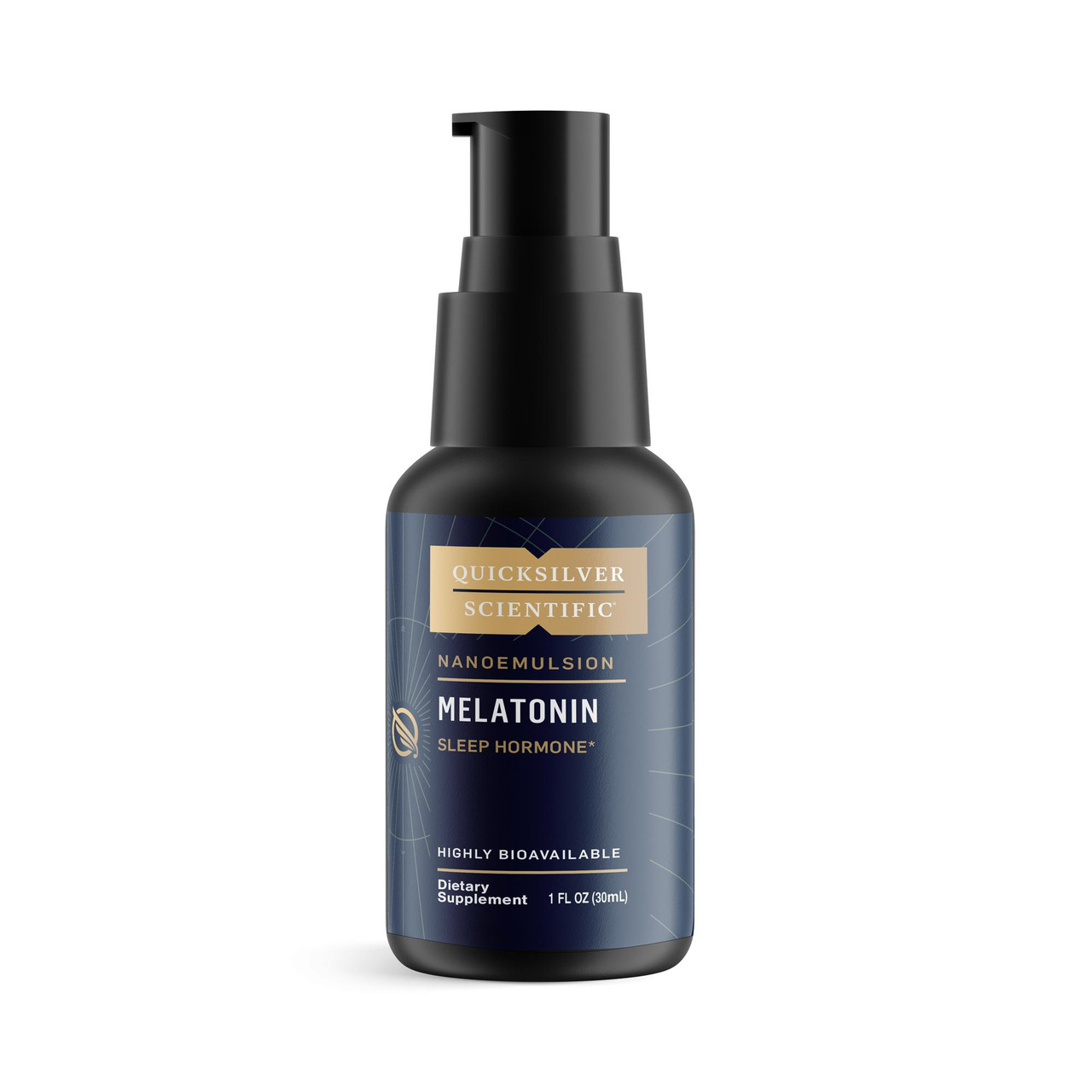 Quicksilver Scientific Nanoemulsion Melatonin 1 fl oz pump bottle