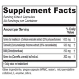 CCDG Blend supplement facts, 3 capsule serving