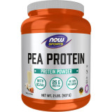 NOW Sports Pea Protein Vanilla Toffee net wt. 2 lbs (907 g) tub