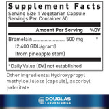 Douglas Labs Bromelain 500mg - 60 Capsules