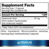 Douglas Labs Hyaluronic Acid - 60 Capsules