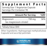 Douglas Labs Magnesium Citrate - 90 Capsules