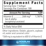 Douglas Labs E-400 - 100 Softgels