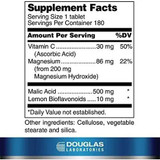 Douglas Labs Malic Acid + Magnesium - 180 Tablets