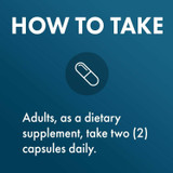 How to take: adults take two capsules daily