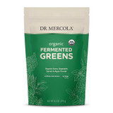 Dr. Mercola Organic Fermented Greens powder 9.5 oz (270 g) pouch