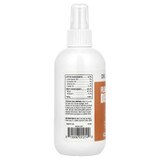 Flea and Tick Defense bottle back with ingredients and directions