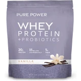 Dr. Mercola Pure Power Whey Protein + Probiotics vanilla pouch