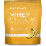 Dr. Mercola Pure Power Whey Protein + Probiotics banana pouch