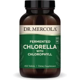 Dr. Mercola Fermented Chlorella with Chlorophyll 450 tablet bottle
