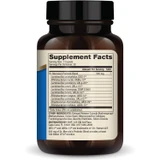 Back of Complete Probiotics 100 billion CFU bottle with supplement facts label
