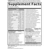 RAW Probiotics Men supplement facts with vitamins, minerals, 85 billion CFU cultures and whole food blends