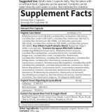 RAW Probiotics Vaginal Care supplement facts with 50 billion CFU probiotic blend and suggested use
