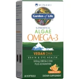 Garden of Life Minami Supercritical Algae Omega-3 Vegan DHA Orange Flavor 60 softgels box