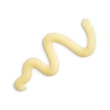 Swirl of Mango Exfoliating Enzyme Masque showing its creamy yellow texture