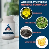 Rentone bottle with tribulus, holy basil, shilajit and vitamin B6 images