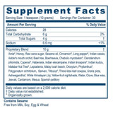 AmlaPlex supplement facts panel, 1 teaspoon serving