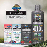 Garden of Life Dr. Formulated Brain Health MCT Oil and supplement range