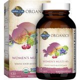 Garden of Life Organics Women's Multi 40+ 120 tablet bottle and box