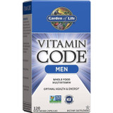 Garden of Life Vitamin Code Men whole food multivitamin 120 vegetarian capsules box