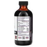 Elderberry Syrup bottle showing the supplement facts panel