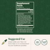 Supplement facts and suggested use for Foreign Protein Cleanse