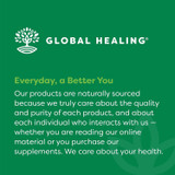Global Healing logo, everyday, a better you graphic