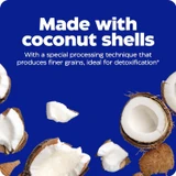 Cracked coconuts, made with coconut shells graphic