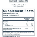 Heritage Store Organic Black Seed Oil - 237 Milliliters