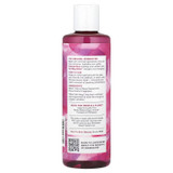 Rosewater bottle back label with directions and ingredients