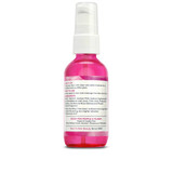 Rosewater Serum bottle back with directions and ingredients