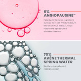 6% Angiopausine and 70% Avène Thermal Spring Water ingredient graphic